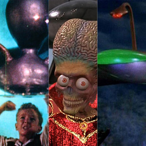 Invaders from Mars, Mars Attacks, War of the Worlds Invaders from Mars, Mars Attacks, War of the Worlds